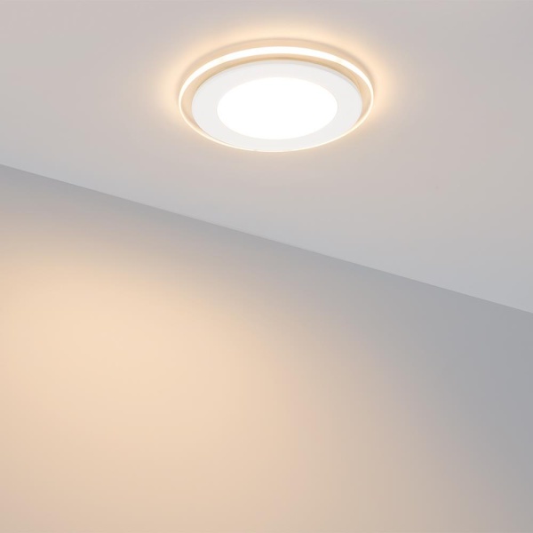 Светодиодная панель LT-R160WH 12W Warm White 120deg (Arlight, IP40 Металл, 3 года)