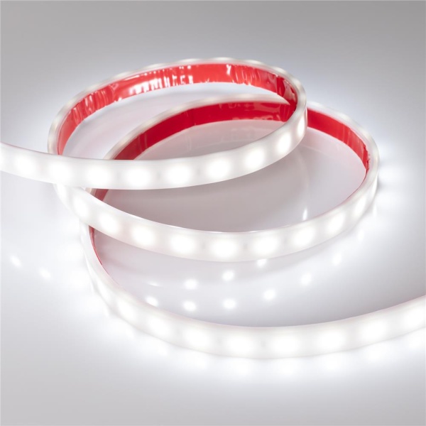 Светодиодная лента RTW 2-5000PW 12V White6000 2x (5060, 300 LED, LUX) (Arlight, 14.4 Вт/м, IP66)