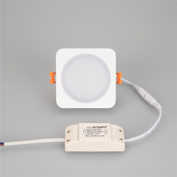 Светодиодная панель LTD-96x96SOL-10W Warm White 3000K (Arlight, IP44 Пластик, 3 года)
