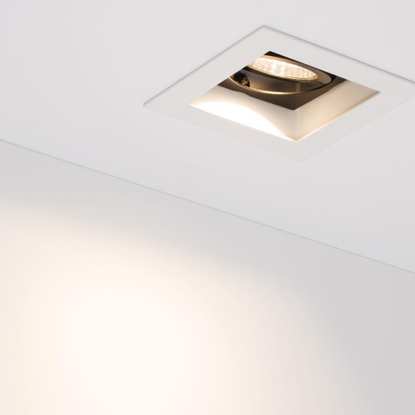 Светильник CL-KARDAN-S102x102-9W Warm (WH, 38 deg) (Arlight, IP20 Металл, 3 года)
