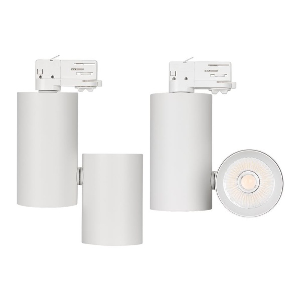 Корпус SP-POLO-TRACK-4TR-TURN-R85 (WH, 1-3, 350mA) (Arlight, IP20 Металл, 3 года)