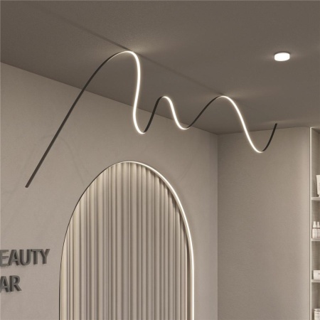 Профиль ARH-BENT-W11-2000 ANOD BLACK (Arlight, Алюминий)