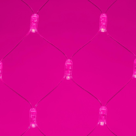 Светодиодная гирлянда ARD-NETLIGHT-CLASSIC-2000x1500-CLEAR-288LED Pink (230V, 18W) (Ardecoled, IP65)