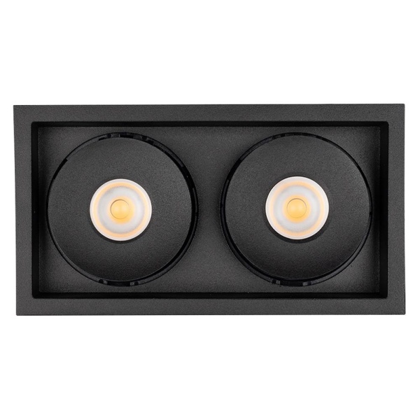 Светильник CL-SIMPLE-S148x80-2x9W Warm3000 (BK, 45 deg) (Arlight, IP20 Металл, 3 года)
