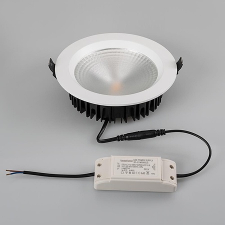 Светодиодный светильник LTD-187WH-FROST-21W Day White 110deg (Arlight, IP44 Металл, 3 года)
