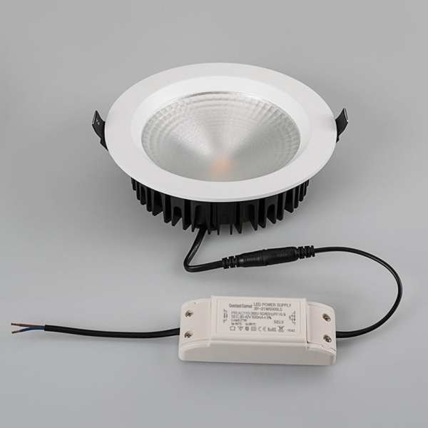 Светодиодный светильник LTD-187WH-FROST-21W Day White 110deg (Arlight, IP44 Металл, 3 года)