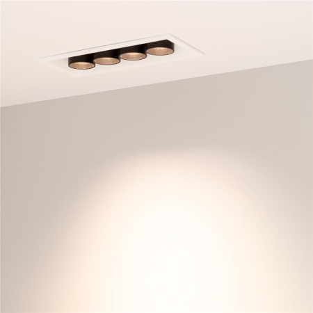 Светильник MS-ORIENT-BUILT-TURN-TC-S67x150-10W Warm3000 (WH-BK, 30 deg, 230V) (Arlight, IP20 Металл, 5 лет)