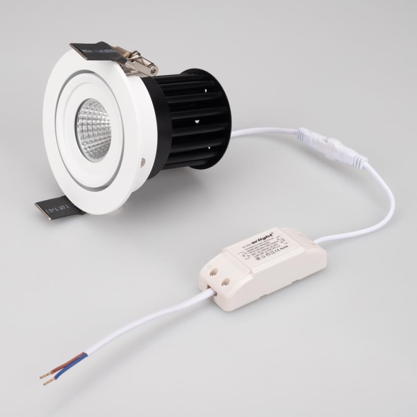 Светодиодный светильник LTD-95WH 9W Day White 45deg (Arlight, IP40 Металл, 3 года)
