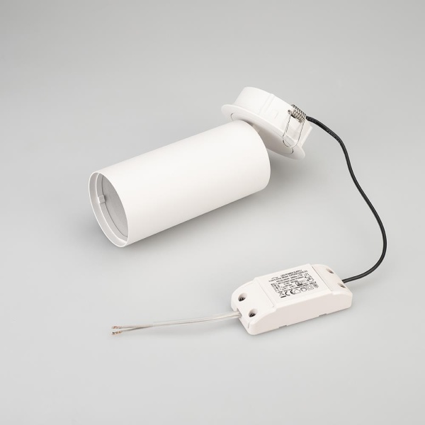 Корпус SP-POLO-BUILT-R65 (WH, 1-3, 200mA) (Arlight, IP20 Металл, 5 лет)