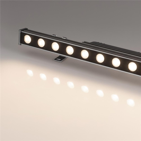 Линейный прожектор AR-LINE-500-12W Day4000 (GR, 15 deg, 230V) (Arlight, IP65 Металл, 3 года)