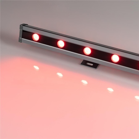 Светодиодный прожектор AR-LINE-1000L-48W-24V RGB-Day4000 (Grey, 15x45 deg, DMX512) (Arlight, Закрытый)