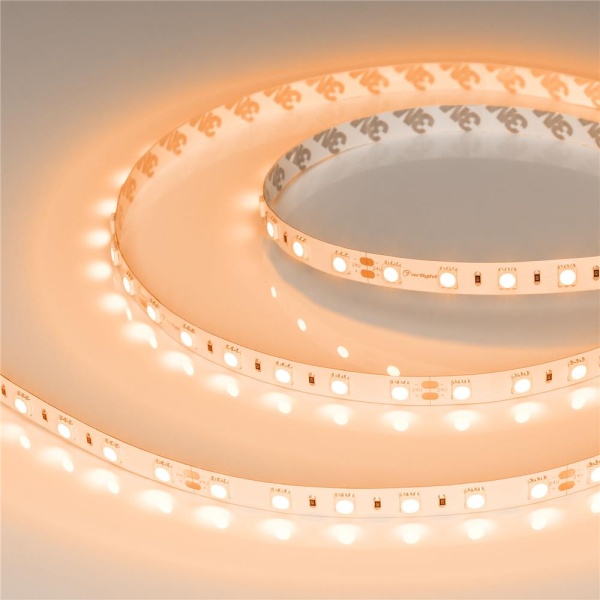 Светодиодная лента RT-B60-10mm 24V Orange (14.4 W/m, IP20, 5060, 5m) (Arlight, 14.4 Вт/м, IP20)