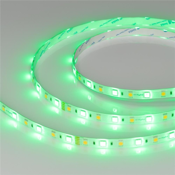 Светодиодная лента RTW-SE-B60-10mm 24V RGBW-White (14.4 W/m, IP65, 5060, 5m) (Arlight, Открытый)