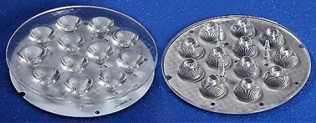 Блок линз 12B30DF (30°, 12X Emitter) (Turlens, -)