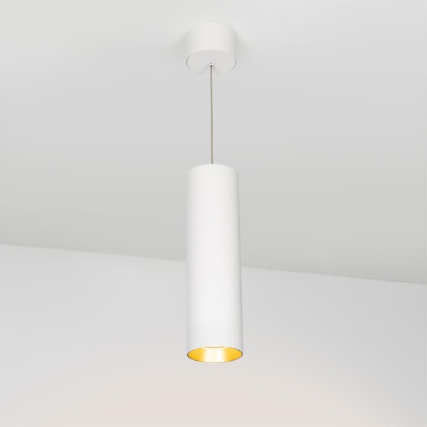 Светильник SP-POLO-HANG-LONG300-R85-15W Warm3000 (WH-GD, 40 deg) (Arlight, IP20 Металл, 3 года)