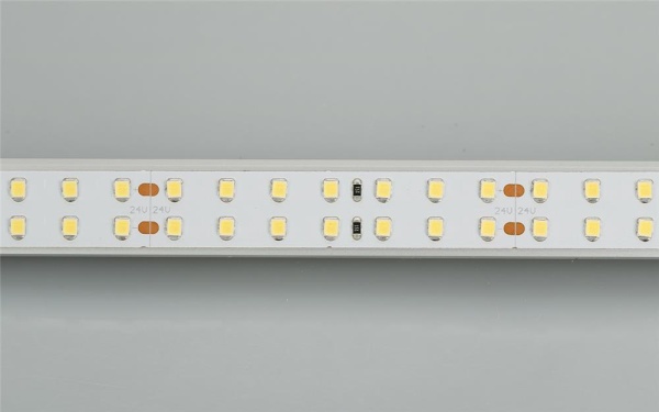 Светодиодная лента RT-A196-15mm 24V Warm2700 CRI98 (20 W/m, IP20, 2835, 5m) (Arlight, Открытый)