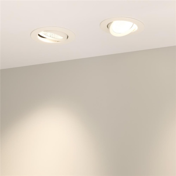 Светильник LTD-POLAR-TURN-R105-10W Warm3000 (WH, 36 deg, 230V) (Arlight, IP20 Пластик, 3 года)