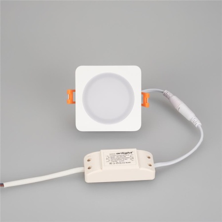 Светодиодная панель LTD-80x80SOL-5W Day White 4000K (Arlight, IP44 Пластик, 3 года)