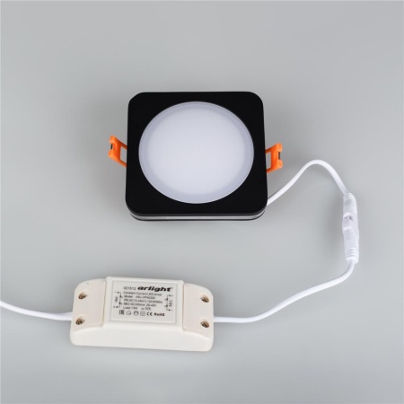 Светодиодная панель LTD-96x96SOL-BK-10W Day White (Arlight, IP44 Пластик, 3 года)