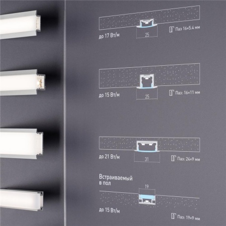 Стенд Профиль Встраиваемый LUX-E13-1760x600mm (DB 3мм, пленка, подсветка) (Arlight, -)