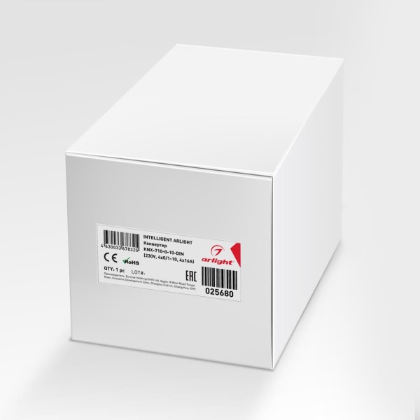 INTELLIGENT ARLIGHT Конвертер KNX-710-0-10-DIN (230V, 4x0/1-10, 4x16A) (IARL, Пластик)