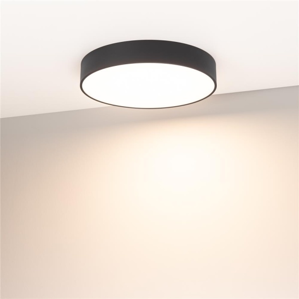 Светильник IM-RONDO-EMERGENCY-3H-R400-40W Warm3000 (BK, 120 deg, 230V) (Arlight, IP40 Металл, 2 года)