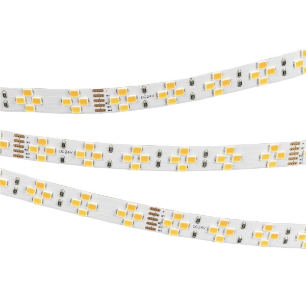 Светодиодная лента RT-A240-10mm 24V Warm-MIX (20 W/m, IP20, 2835, 5m) (Arlight, Изменяемая ЦТ)