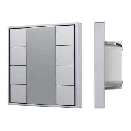 INTELLIGENT ARLIGHT Панель KNX-223-8-GREY (BUS) (IARL, IP20 Пластик, 3 года)