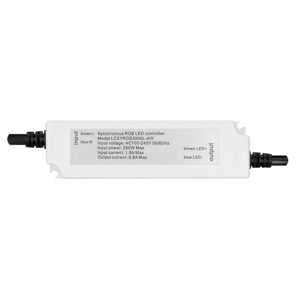 Контроллер ARD-CLASSIC-SYNC-RGB-3000LED Black (230V, 250W, RF ПДУ) (Ardecoled, Закрытый)