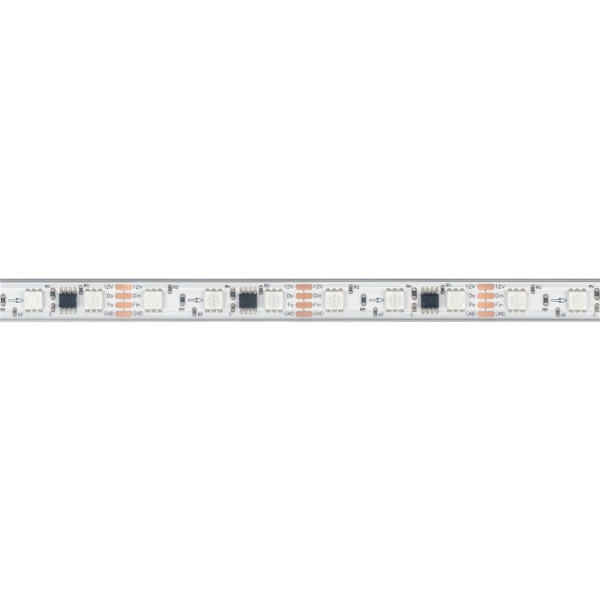Светодиодная лента герметичная SPI-PS-B60-12mm 12V RGB-PX3-BPT (12 W/m, IP67, 5060, 5m) (Arlight, бегущий огонь)