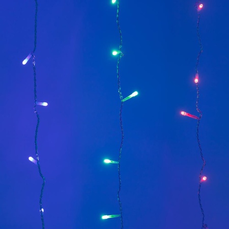 Светодиодная гирлянда ARD-CURTAIN-HOME-2000x2500-CLEAR-300LED RGB (230V, 18W) (Ardecoled, IP20)