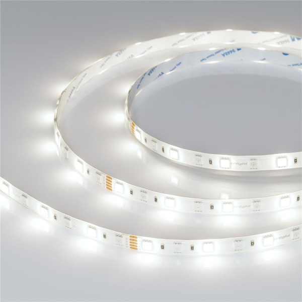 Светодиодная лента RTW-SE-B60-10mm 24V RGBW-White (14.4 W/m, IP65, 5060, 5m) (Arlight, Открытый)