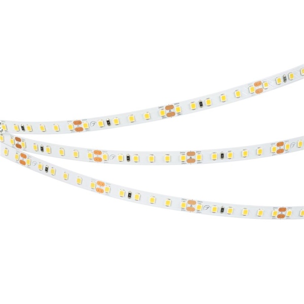 Светодиодная лента RT-A120-8mm 24V Day4000 (9.6 W/m, IP20, 2835, 5m) (Arlight, Открытый)