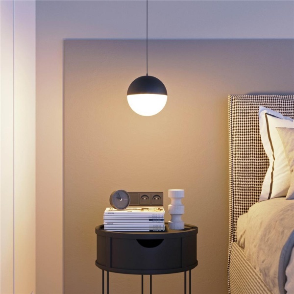 Светильник LGD-EMISFERO-TRACK-HANG-2TR-R150-11W Warm3000 (BK, 170 deg, 230V) (Arlight, IP20 Металл, 3 года)