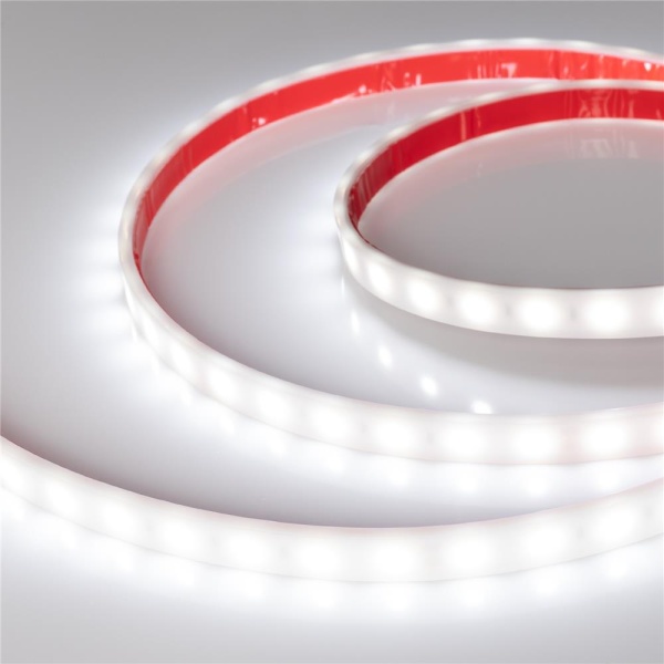 Светодиодная лента RTW 2-5000PW 12V White6000 2x (5060, 300 LED, LUX) (Arlight, 14.4 Вт/м, IP66)