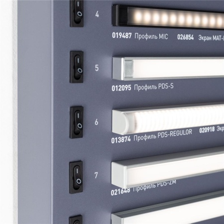 Стенд Профиль накладной ARL-1100x600mm-01 (DB 3мм, пленка, лого) (Arlight, -)