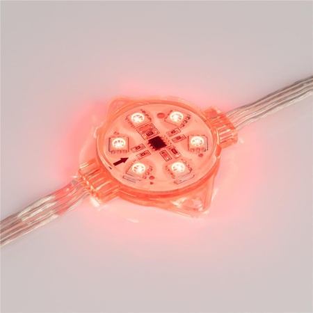 Флэш-модуль VISOR-SPI-D40-6LED-24V RGB (Arlight, IP68 Пластик, 3 года)