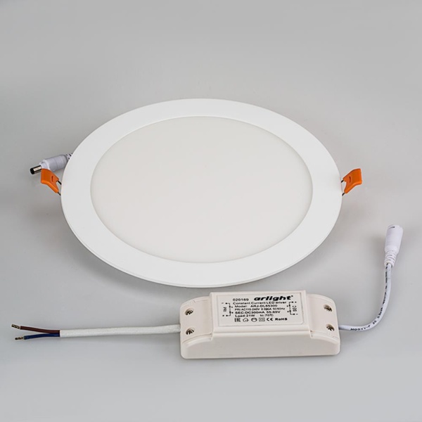 Светильник DL-225M-21W Warm White (Arlight, IP40 Металл, 3 года)