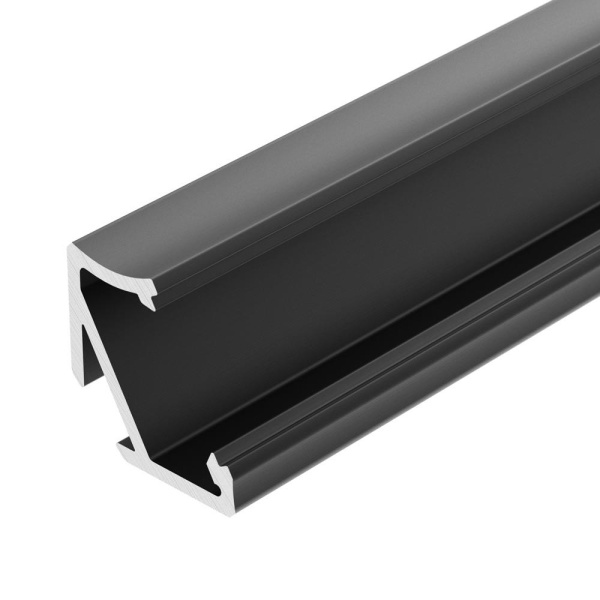 Профиль ALM-V60-2000 ANOD Black (Arlight, Алюминий)