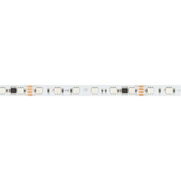 Светодиодная лента DMX-B60-10mm 24V RGB-PX6 (15 W/m, IP20, 5060, 5m) (Arlight, -)