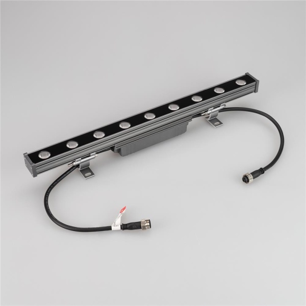 Светодиодный прожектор AR-LINE-500S-9W-220V Warm (Grey, 30 deg) (Arlight, IP65 Металл, 3 года)