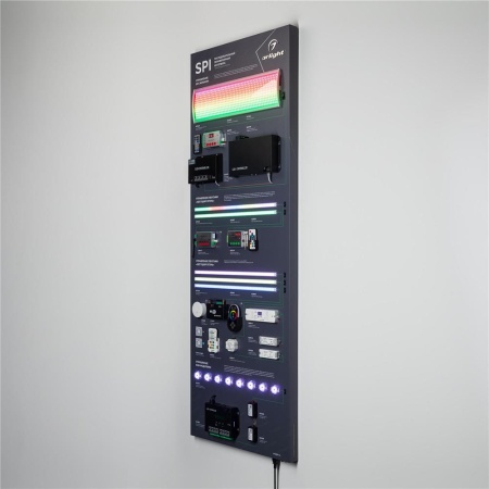 Стенд SPI-S1-1760х600mm (DB 3мм, пленка, лого) (Arlight, -)