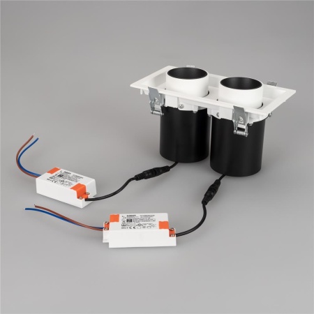 Светильник LTD-PULL-S110x210-2x10W Day4000 (WH, 24 deg, 230V) (Arlight, IP20 Металл, 5 лет)