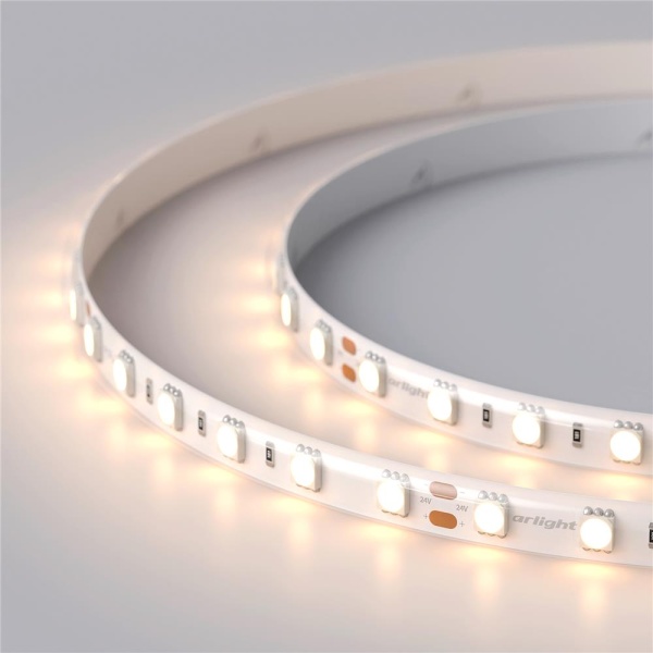 Светодиодная лента герметичная RTW-SE-B60-10mm 24V Warm3000 (14.4 W/m, IP65, 5060, 5m) (Arlight, -)