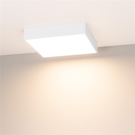 Светильник SP-QUADRO-S350x350-30W Warm3000 (WH, 120 deg, 230V) (Arlight, IP40 Металл, 3 года)
