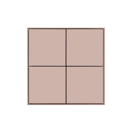 INTELLIGENT ARLIGHT Кнопочная панель KNX-304-23-IN Champagne (BUS, Frame) (IARL, IP20 Металл, 2 года)