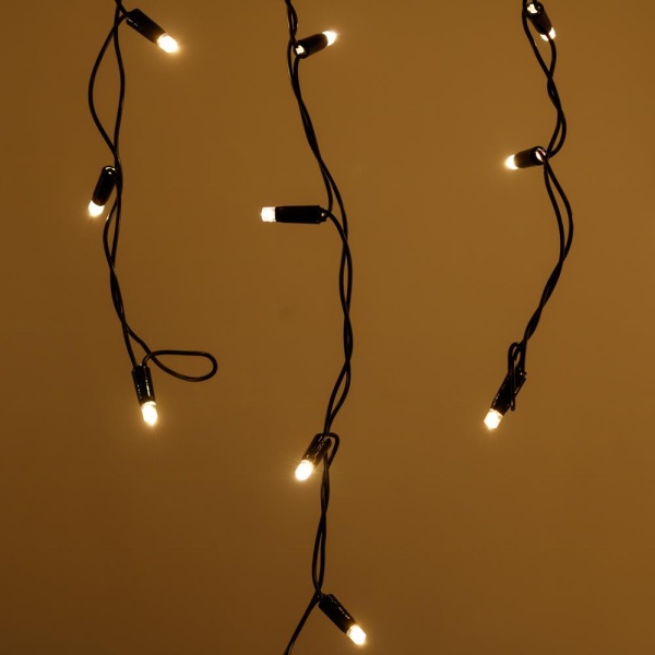 Светодиодная гирлянда ARD-EDGE-CLASSIC-2400x600-BLACK-88LED-MILK-STD Warm (230V, 6W) (Ardecoled, IP65)