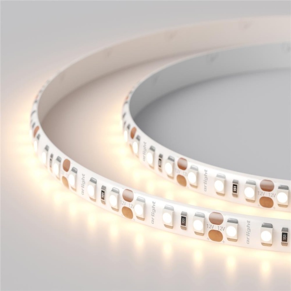 Светодиодная лента герметичная RTW-SE-A120-8mm 12V Warm3000 (9.6 W/m, IP65, 2835, 5m) (Arlight, -)