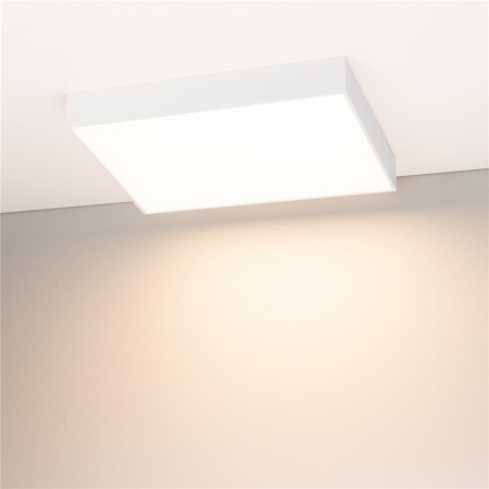 Светильник SP-QUADRO-S500x500-50W Warm3000 (WH, 120 deg, 230V) (Arlight, IP40 Металл, 3 года)