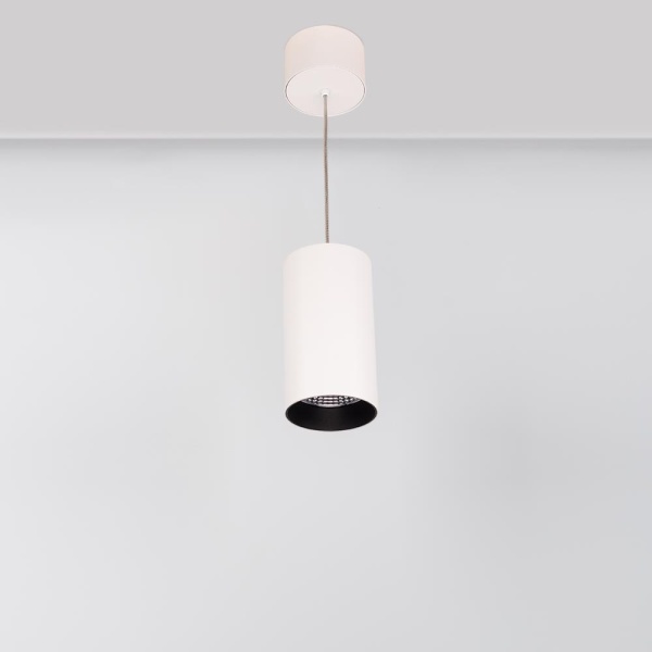 Светильник подвесной SP-POLO-R85-2-15W Day White 40deg (White, Black Ring) (Arlight, IP20 Металл, 3 года)